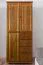 Kleiderschrank Kiefer Vollholz massiv Eichefarben 009 - Abmessung 190 x 80 x 60 cm (H x B x T)