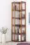Regal / Eckregal Kiefer massiv Vollholz Eichefarben Rustikal Junco 58 - Abmessungen: 200 x 71 x 54 cm (H x B x T)