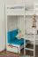Sitzkissen 2er-Set für Kinderbett / Etagenbett / Funktionsbett Tim - Farbe: Blau
