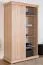 Schiebetürenschrank / Kleiderschrank Wewak 22, Farbe: Sonoma Eiche - Abmessungen: 200 x 120 x 62 cm (H x B x T)