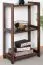 Regal Kiefer massiv Vollholz Walnussfarben Junco 57D - 86 x 50 x 30 cm (H x B x T)
