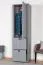 Schrank Segnas 08, Farbe: Grau - 198 x 62 x 42 cm (H x B x T)