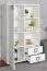 Kommode 26, Farbe: Weiß - Abmessungen: 134 x 86 x 37 cm (H x B x T)