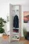 Drehtürenschrank / Kleiderschrank Siumu 01, Farbe: Beige / Beige Hochglanz - 224 x 47 x 56 cm (H x B x T)