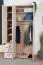 Kinderzimmer - Drehtürenschrank / Kleiderschrank Benjamin 19, Farbe: Buche / Creme - 236 x 126 x 56 cm (H x B x T)