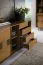 Kommode | Sideboard | Eiche Karamell | 183 x 48 x 81 cm | 2 Schiebetüren | 3 Einlegeböden | 6 Fächer | 4 Schubladen | Inginele 01