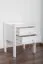 Nachtkommode Weiß 52x40x33 (HxBxT) Kiefer massiv Abbildung