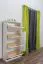 Schuhschrank Kiefer Holz massiv, Farbe: Weiß 150x72x29 cm Abbildung