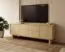 TV-Unterschrank | Farbe: Eiche geölt | Push-to-open Funktion | 3 Drehtüren | 2 Schubladen | 6 Fächer | 183 x 38 x 62 cm | ABS-Kanten | TV-Board