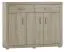 Kommode Lorengau 23, Farbe: Sonoma Eiche - Abmessungen: 109 x 138 x 40 cm (H x B x T)