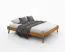 Schlafzimmer - Set I Engordany | 5-teilig | Farbe: Eiche Rustikal | Buche Vollholz massiv | lackiert | 2 Nachtkommode | 1 Doppelbett | 1 Kommode | 1 Kleiderschrank | hochwertige Verarbeitung