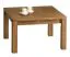 Couchtisch Jussara 15, Farbe: Bernstein, Eiche massiv – 100 x 100 x 39 cm (B x T x H)