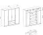 Schlichter Kleiderschrank Hannut 19, Farbe: Eiche Artisan - Abmessungen: 190 x 200 x 56 cm (H x B x T)