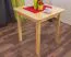 Holztisch 70 x 70 cm massiv Abbildung
