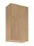 Küchenhängeschrank | 1 Drehtür | Farbe: Eiche Puccini | Soft-Close Funktion | 3 Fächer | 60 x 32 x 100 cm | hochwertig Verarbeitet | Türanschlag: Rechts