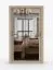 Schiebetürenschrank / Kleiderschrank mit Spiegel | 215 x 120 x 64 cm | Eiche | Biokovo 06 | 2 Türen | 7 Fächer | ausreichend Stauraum | Einfarbig
