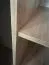 Kleiderschrank Mina in Schwarz/Eiche, 235,2 x 100 x 60 cm, viel Stauraum, schwarze Metallgriffe, Schiebesystem, moderne Optik, Anti Staubbürsten