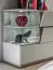 Elegante Kommode Bjordal 44, Farbe: Eiche Wellington / Grau - Abmessungen: 77 x 120 x 40 cm (H x B x T), mit LED-Beleuchtung