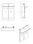 Garderobe Komplett - Set A Venac, 5-teilig, Farbe: Eiche Artisan / Kaschmir, ein Garderobenschrank, eine Kommode, ein Spiegel, ein Schuhschrank mit Sitzkissen und eine Garderobe mit sechs Haken