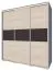 Schiebetürenschrank / Kleiderschrank Rabaul 40, Farbe: Sonoma Eiche hell / Sonoma Eiche dunkel - Abmessungen: 210 x 160 x 60 cm (H x B x T)