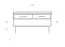 Sitzbank mit Stauraum / Schuhschrank Kumeu 57 Kernbuche massiv geölt - Abmessungen: 52 x 97 x 36 cm (H x B x T)
