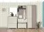 Schuhschrank Sabadell 07, Farbe: Eiche / Beige Hochglanz - 108 x 80 x 38 cm (H x B x T)