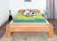 Doppelbett / Gästebett Wooden Nature 140 Buche massiv Natur, inkl. Lattenrost - 160 x 200 cm (B x L)