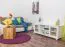 TV-Unterschrank Kiefer Vollholz massiv weiß lackiert 004 - Abmessung 55 x 136 x 47 cm  (H x B x T)