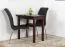 Tisch Kiefer massiv Vollholz Walnussfarben Junco 226A (eckig) - 50 x 80 cm (B x T)