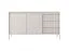 Sideboard mit genügend Stauraum Balta 02, Farbe: Beige, drei Schubladen, Push-to-open Funktion, Maße: 81 x 153,5 x 39,5 cm, vier Fächer