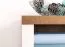Bücherregal Segnas 12, Farbe: Kiefer Weiß / Eiche Braun - 198 x 90 x 43 cm (H x B x T)