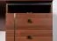 Büro Komplett - Set A Mojokerto, 5-teilig, Farbe: Walnuss / Schwarz