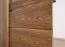 Vitrine Fazenda 19, Farbe: Dunkelbraun, Eiche teilmassiv – 137 x 119 x 41 cm (H x B x T)