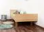 Kinderbett 90 x 200 cm | Massivholz: Buche | Natur Lackiert Abbildung