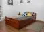 Holzbett Buche 120 x 200 cm Kirsche Abbildung