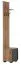 Garderobe Burgos 04, Farbe: Eiche / Grau - 215 x 40 x 38 cm (H x B x T)