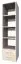 Regal Garut 27, Farbe: Sonoma Eiche - Abmessungen: 194 x 40 x 40 cm (H x B x T)