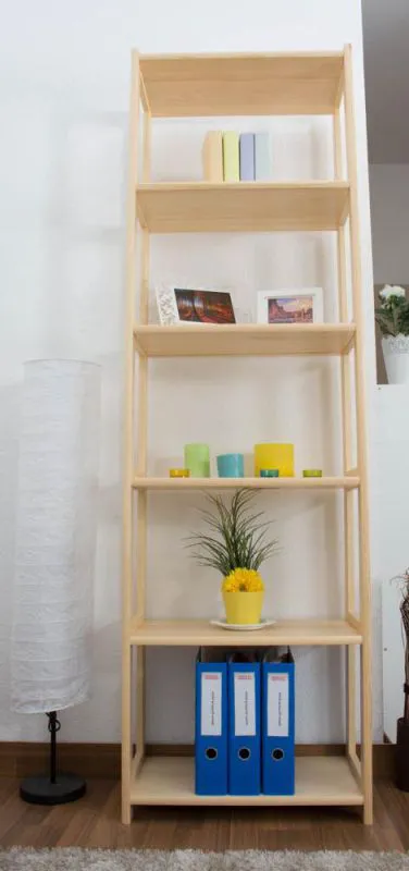 Standregal, 60 cm breit, Kiefer Holz-Massiv, Farbe: Natur Abbildung