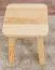 Hocker Massivholz