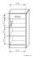 Kommode Paseh 18, Farbe: Sonoma Eiche - Abmessungen: 80 x 40 x 37 cm (H x B x T)