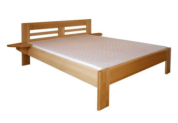Bettrahmen für Kinder / Kinderbett 140 x 200 cm | Massivholz: Buche | Natur Lackiert Abbildung