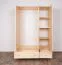 Kleiderschrank Kiefer 120 cm