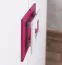 Kinderzimmer - Kommode Fabian 08, Farbe: Eiche Hellbraun / Weiß / Rosa - 93 x 120 x 40 cm (H x B x T)