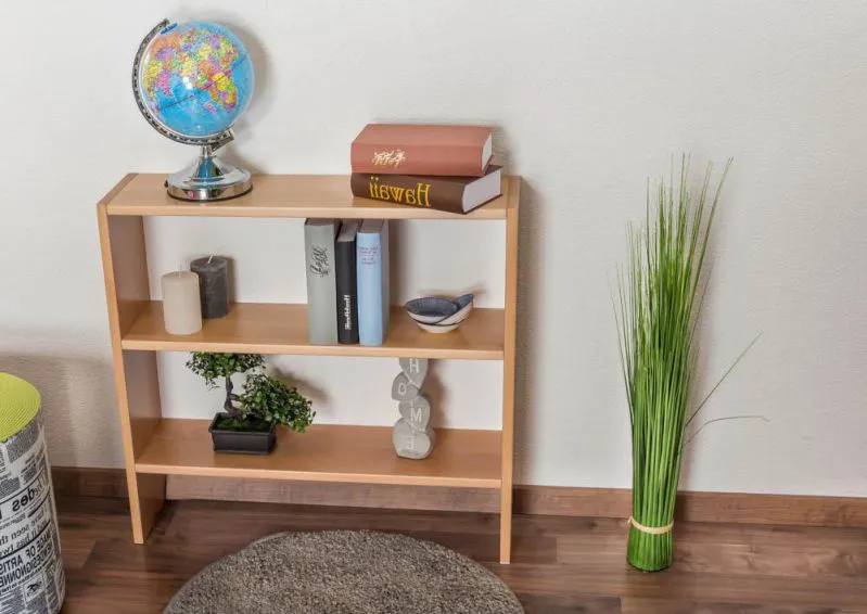 Regal, Bücherregal Buche Massivholz Abbildung