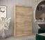 Schiebetürenschrank / Kleiderschrank Bisaurin 2A, Farbe: Eiche Sonoma - Abmessungen: 200 x 120 x 62 cm ( H x B x T)