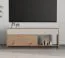 TV-Board / TV-Unterschrank | Farbe: Eiche Artisan / Kaschmir | 1 Kipptür | 2 Fächer | schlichtes und modernes Design | 122 x 33 x 44 cm | für Wohnzimmer