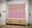 Elegantes Wandpaneel Farbe: Rosa - Abmessungen: 42 x 42 x 4 cm (H x B x T)
