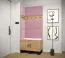 Elegantes Wandpaneel Farbe: Rosa - Abmessungen: 42 x 42 x 4 cm (H x B x T)