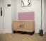 Elegantes Wandpaneel Farbe: Rosa - Abmessungen: 42 x 42 x 4 cm (H x B x T)