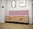 Elegantes Wandpaneel Farbe: Rosa - Abmessungen: 42 x 42 x 4 cm (H x B x T)
